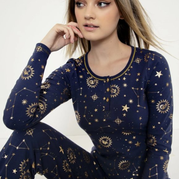 MAGIC MASCOTS NAVY LONG SLEEVE COMFY TOP Blackmilk Harry Potter - Picture 3 of 10